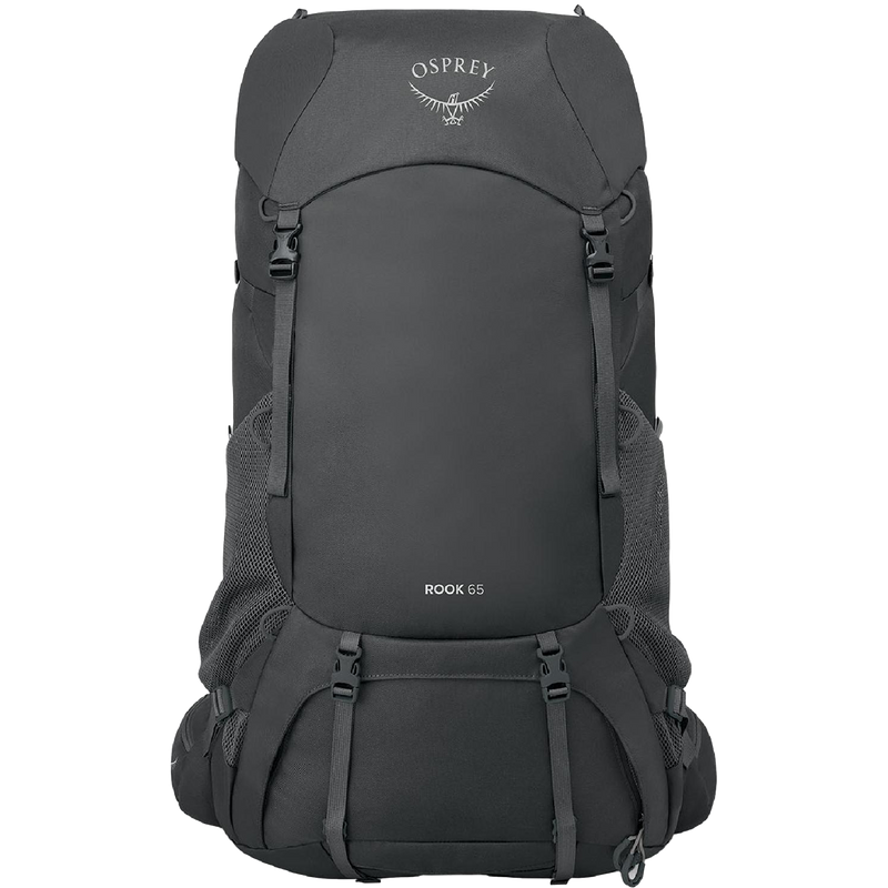 Rook 65L Extended Fit, Osprey Rook 65L Extended Fit in Dark Charcoal/Silver Lining front