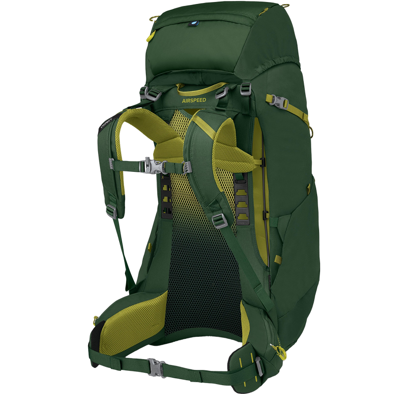 Youth Ace 50, Osprey Youth Ace 50 in Green Canopy/Matcha Green back harness