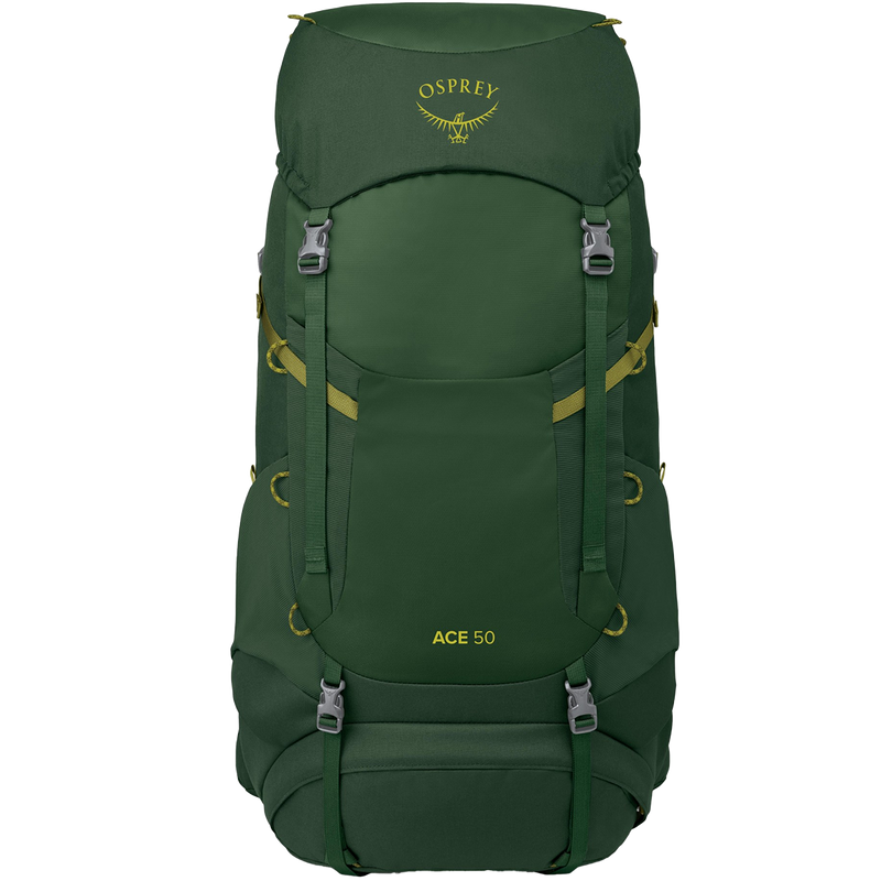 Youth Ace 50, Osprey Youth Ace 50 in Green Canopy/Matcha Green front