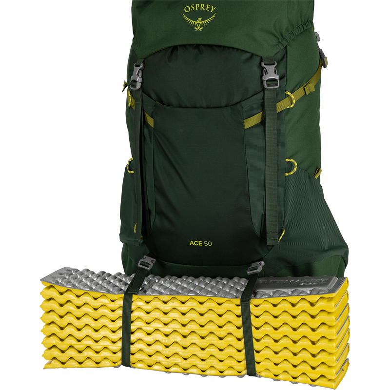 osprey ace 50 l youth backpack 50L ONE SIZE 20% of your childs bodyweight and take off for a weekend in your favorite camping spot Osprey Ace 50 - Kids'