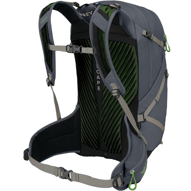 Sportlite 25, Osprey Sportlite 25 in Tungsten/Grey Wolf back left harness and waistbelt