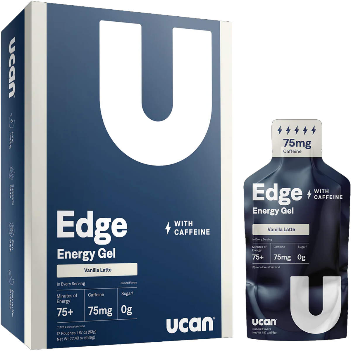 Edge Energy Gel Plus Caffeine alternate view