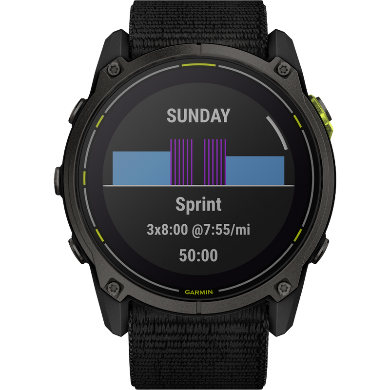 Enduro 3, Garmin Enduro 3 sprint stat