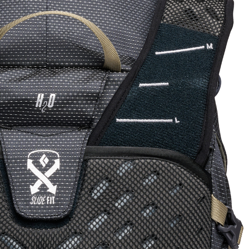 Trail Vista 28 Backpack, Black Diamond Trail Vista 28 Backpack size adjustment