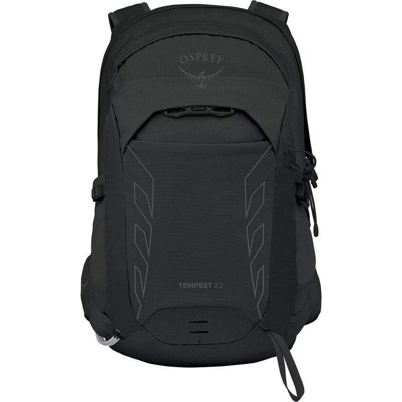 Women's Tempest 22, Osprey Tempest 22 in Black/Coal Grey front