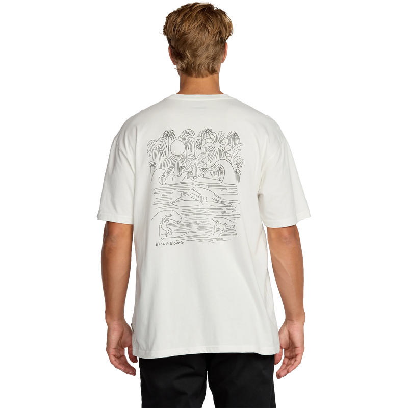 Men's Scenes Regular Short Sleeve, Billabong Men's Scenes Regular Short Sleeve Back