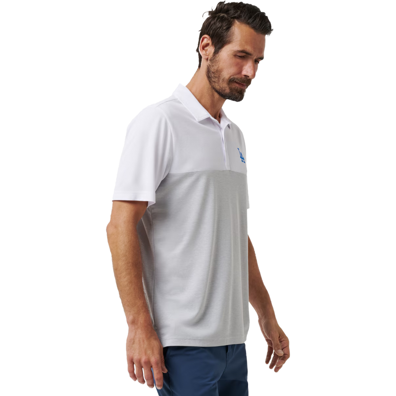 Men's Dodgers Home Run Leader Polo, TravisMathew Dodgers Home Run Leader Polo side