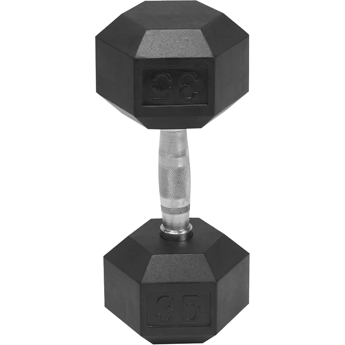 Rubber Hex Dumbbell 8 lb alternate view