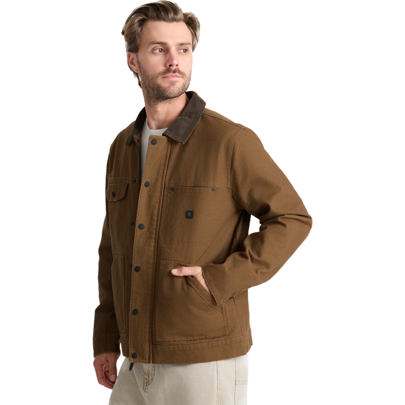 Open Roads Waxed Jacket, Roark Men's Open Roads Waxed Jacket Front Pocket