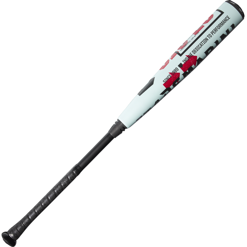 The Goods -3 BBCOR 2026, DeMarini The Goods -3 BBCOR 2026 in Tiffany/Red/Black side