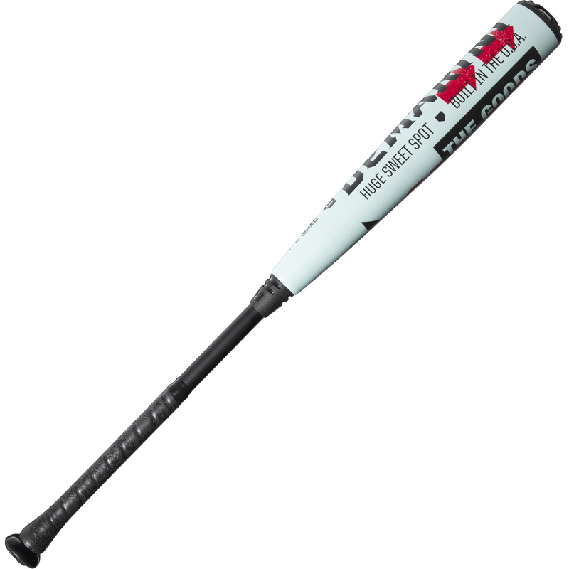 The Goods -3 BBCOR 2026, DeMarini The Goods -3 BBCOR 2026 in Tiffany/Red/Black side