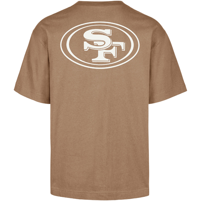 Men's 49ers Lateral Foundation Tee, 47 Brand Men's 49ers Lateral Foundation Tee back
