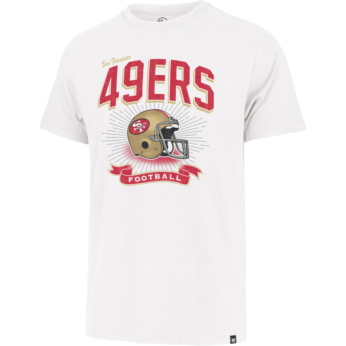 秋SALE 49ERS フットボール TシャツALSTYLE ホワイトUSA Men's 49ers Prime Play Franklin Tee – Sports Basement