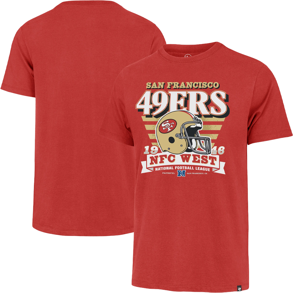 Men's 49ers Stripe Splash Franklin Tee – Sports Basement