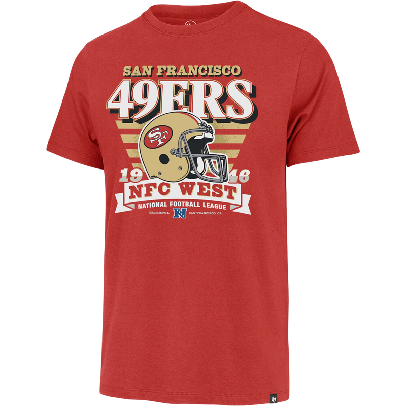 Men's 49ers Stripe Splash Franklin Tee, Featured Image