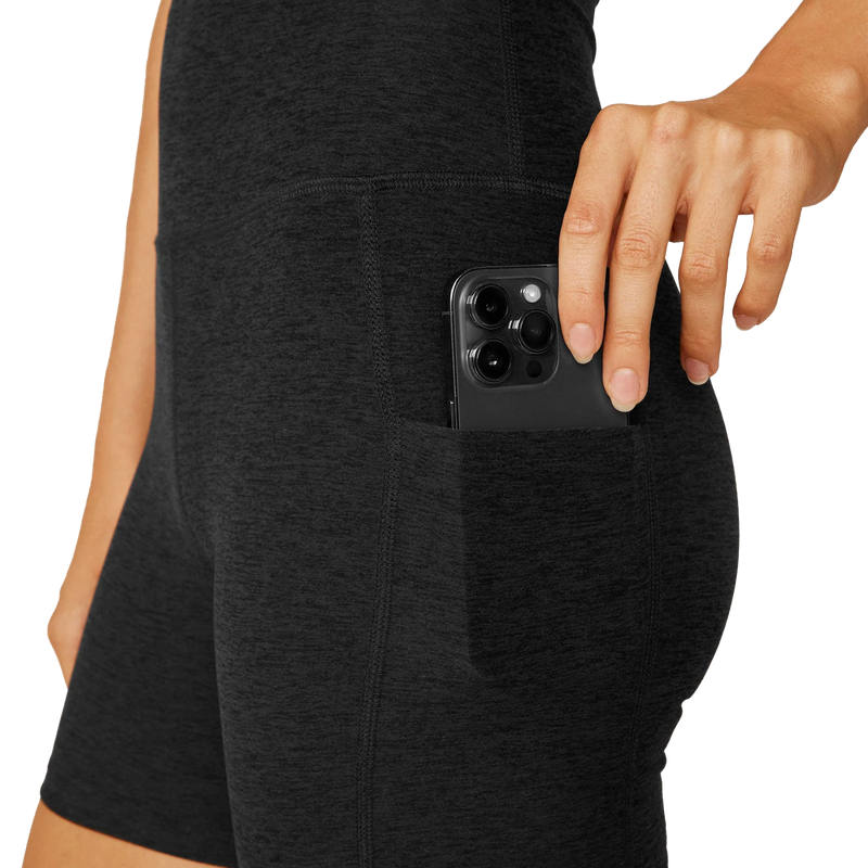 Women's Spacedye Keep Pace Pocket Short, Beyond Yoga Women's Spacedye Keep Pace Pocket Short  Left Pocket