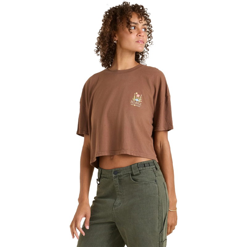 Women's Garden Seek Boxy Crop, Women's Garden Seek Boxy Crop Front