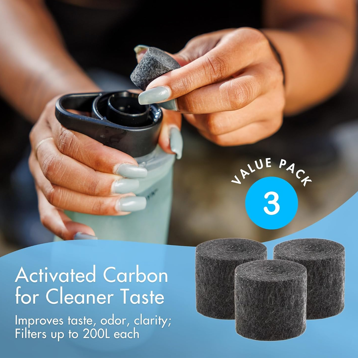 BeFree Carbon Replacement 3 Pack alternate view