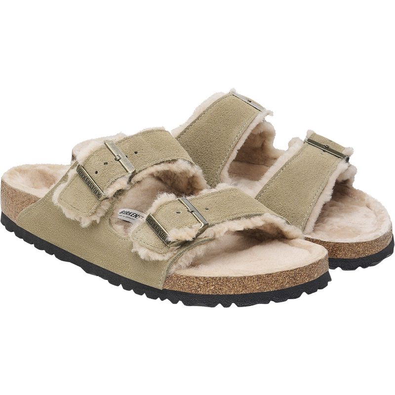 Women's Arizona Shearling, Birkenstock Women's Arizona Shearling Pair Front