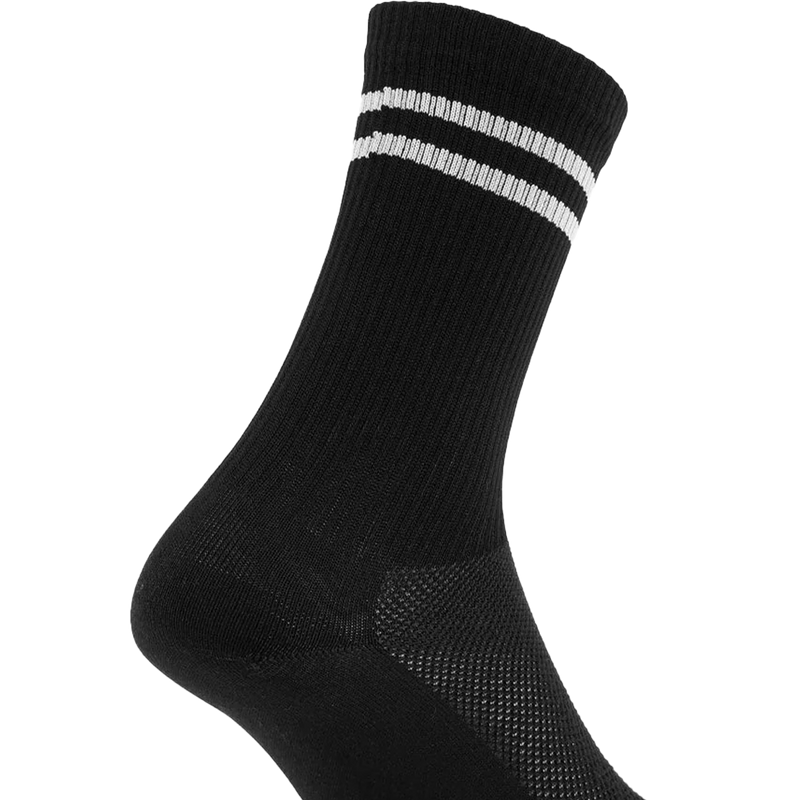 Aireator 6" All Star Classic Ribbed Crew, DeFeet Aireator 6" All Star Classic Ribbed Crew Heel