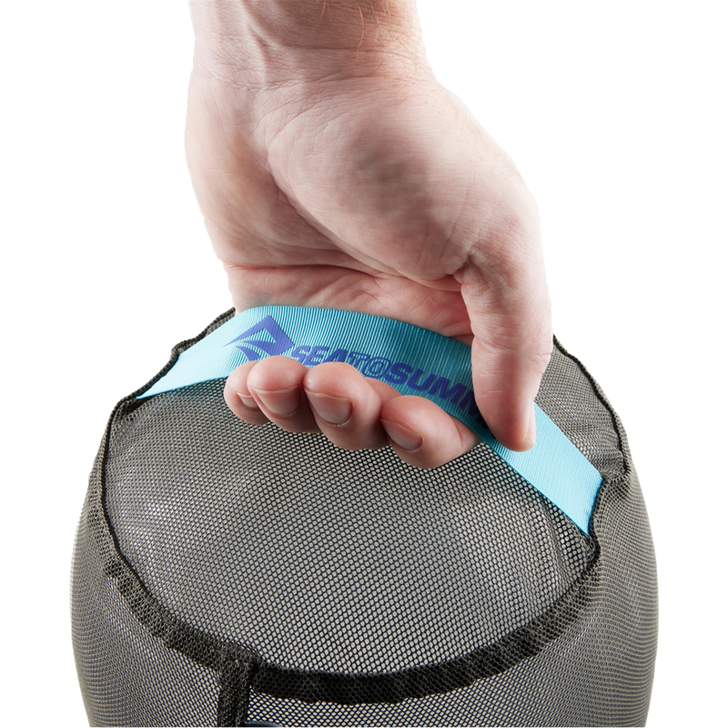 Mesh Stuff Sack Set - 3L/5L/8L, Sea to Summit Mesh Stuff Sack Set 5L/8L/13L handle