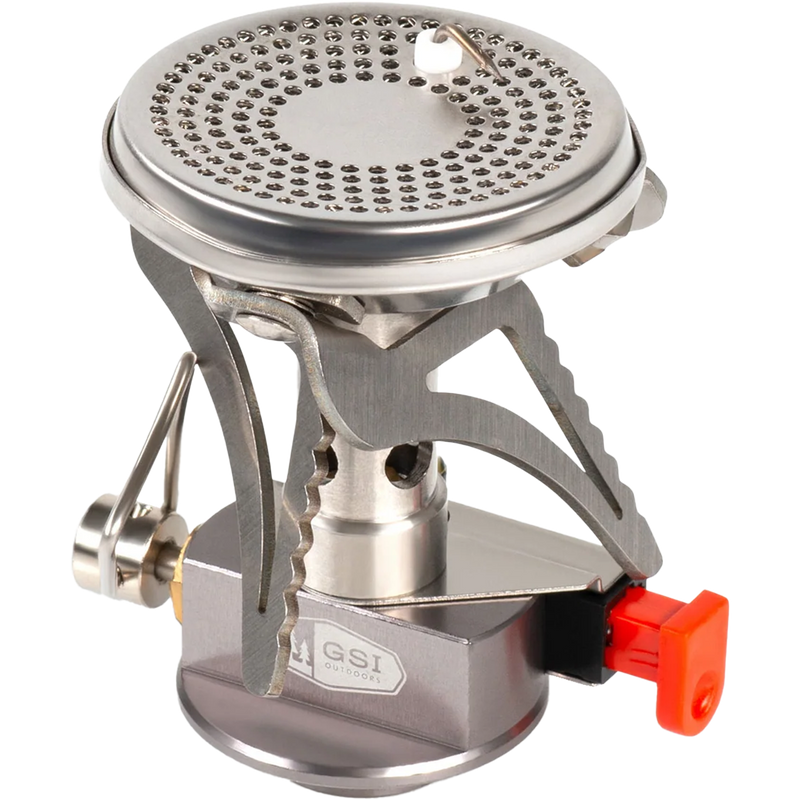 Glacier Canister-Top Stove, GSI Outdoors Glacier Canister-Top Stove folded