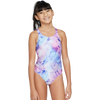 Nike Swim Youth Hydrastrong Fastback One Piece in Rainbow