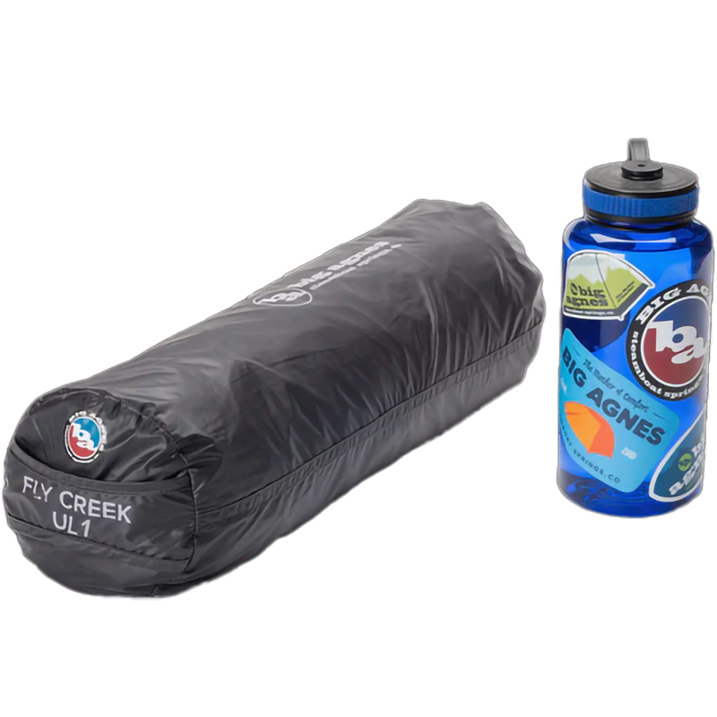 Fly Creek UL1, Big Agnes Fly Creek UL1 in Asphalt/Gray Ridge in stuff sack