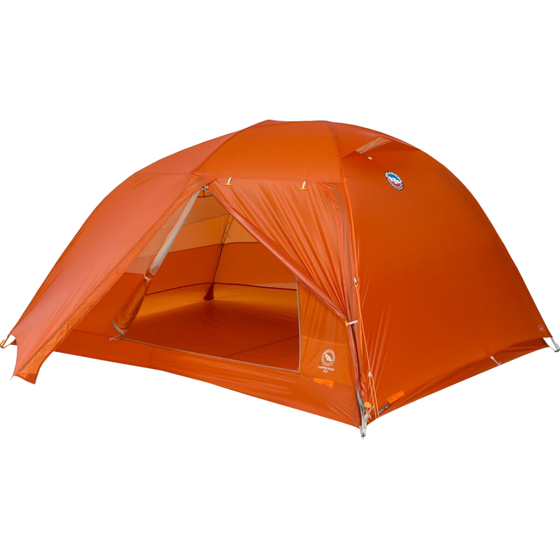 Copper Spur UL3, Big Agnes Copper Spur UL3 in Tangelo door open