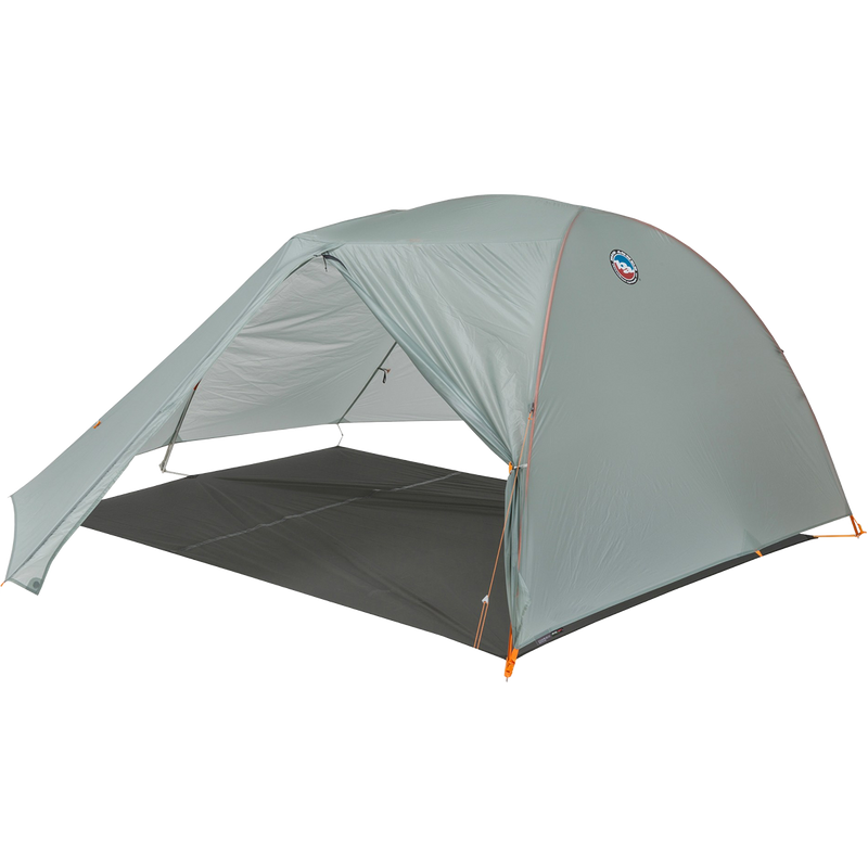 Tiger Wall UL3, Big Agnes Tiger Wall UL3 in Mercury/Evening Primrose fast fly set up