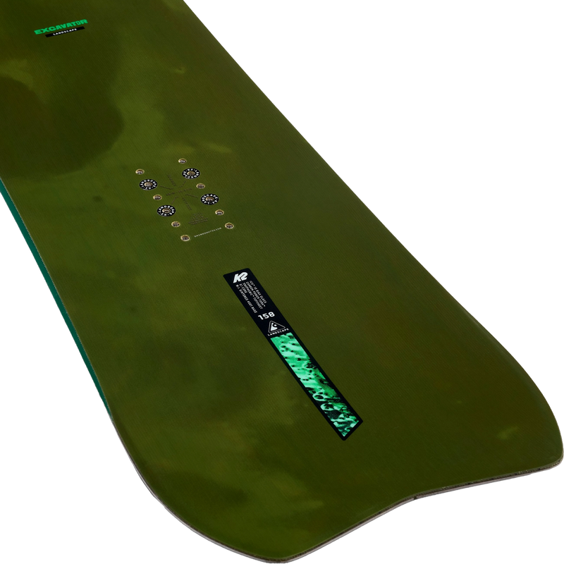 K2 Excavator Demo Snowboard Package, K2 Excavator tail