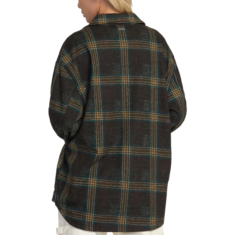 Women's Polar Bridie Shacket, RVCA Women's Polar Bridie Shacket Back