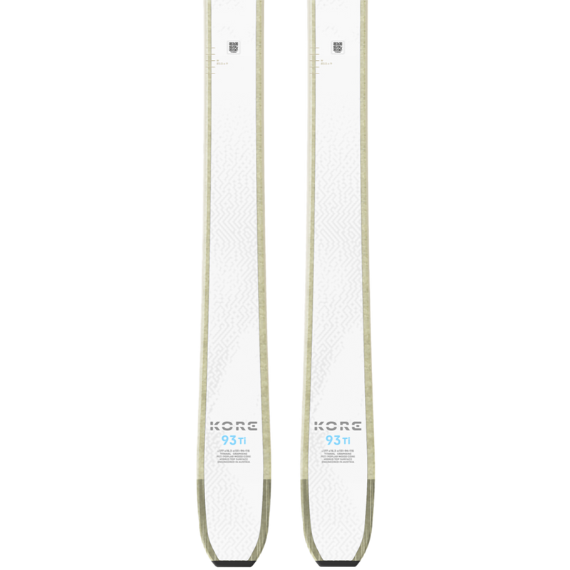Women's Kore 93 Ti, Head Women's Kore 93 Ti pair tails