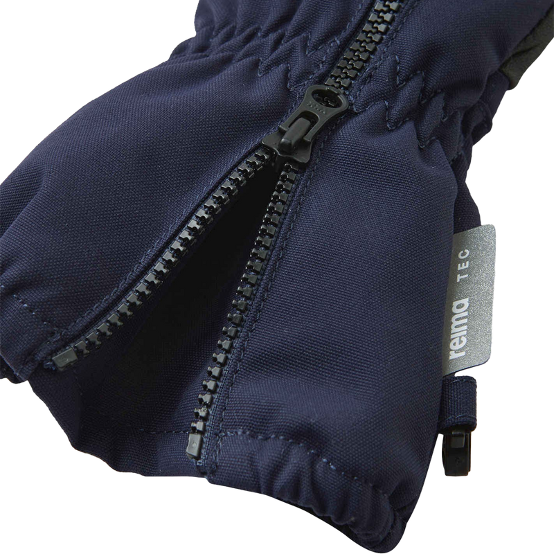 Youth Toddler Tepas ReimaTec Mitten, Reima Youth Toddler Tepas ReimaTec Mitten wrist zipper