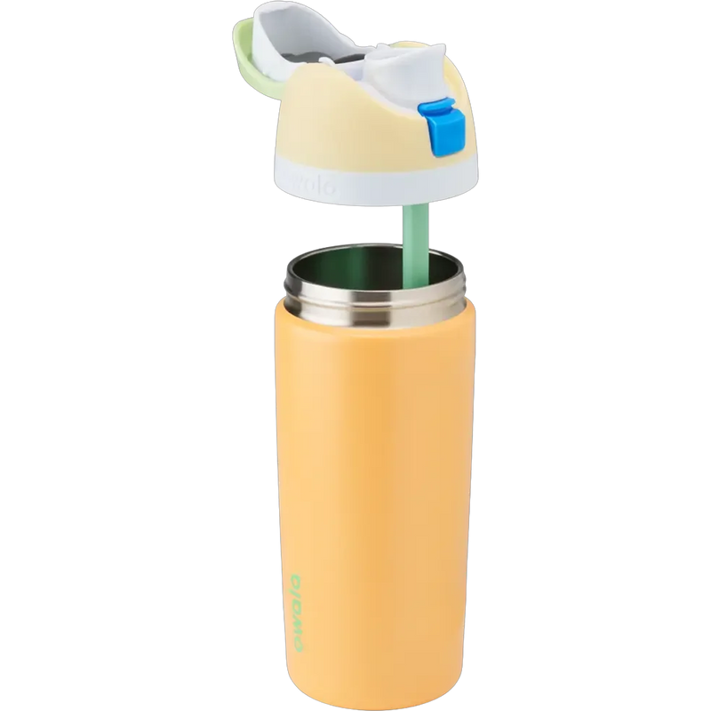 Youth FreeSip 16 oz Stainless Steel, Owala Kids' FreeSip 16 oz Stainless Steel inside