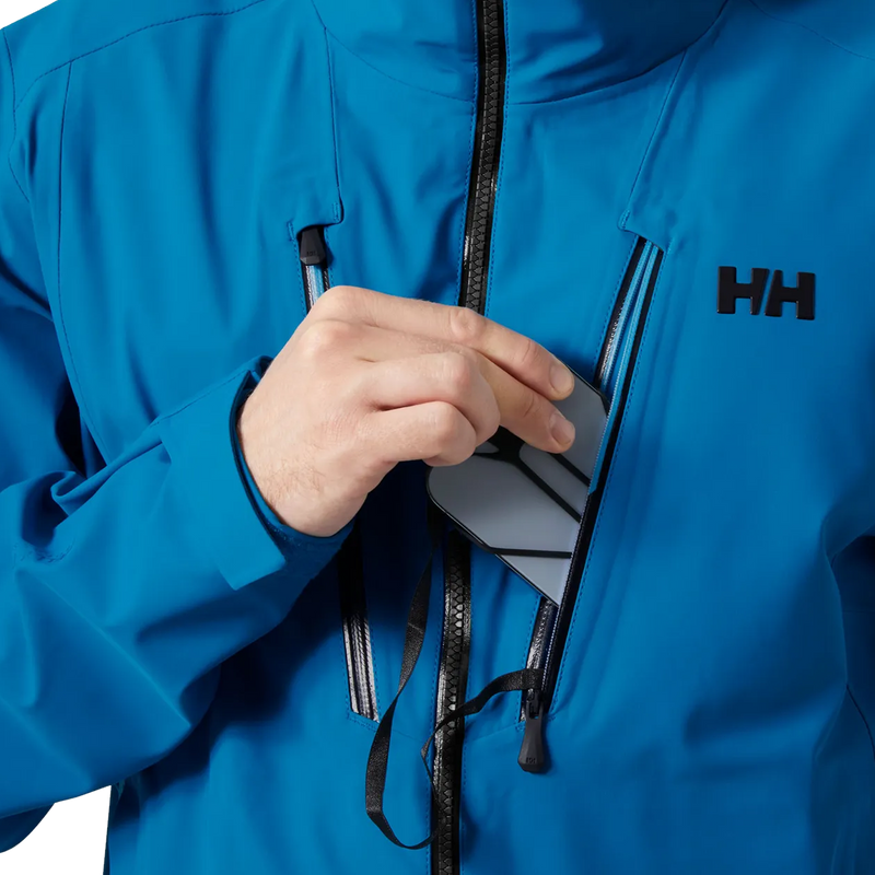 Men's Alpha Long Shell, Helly Hansen Men's Alpha Long Shell media pocket