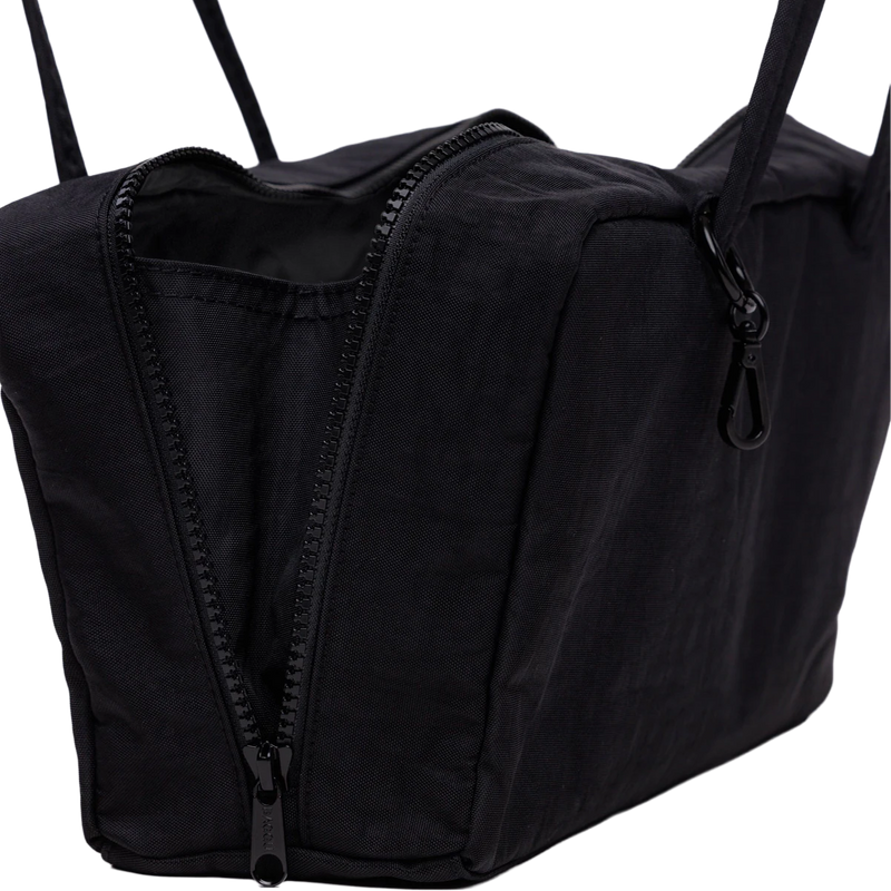 Nylon Bowler Bag, BAGGU Nylon Bowler Bag open