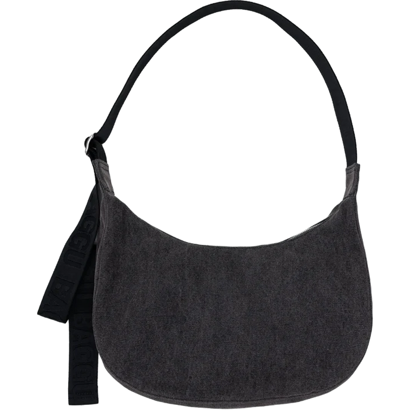 Medium Denim Crescent Bag, Featured Image