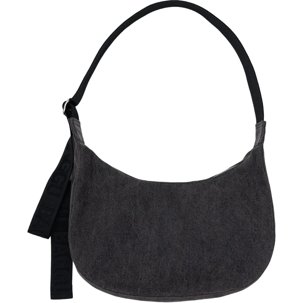 Medium Denim Crescent Bag alternate view