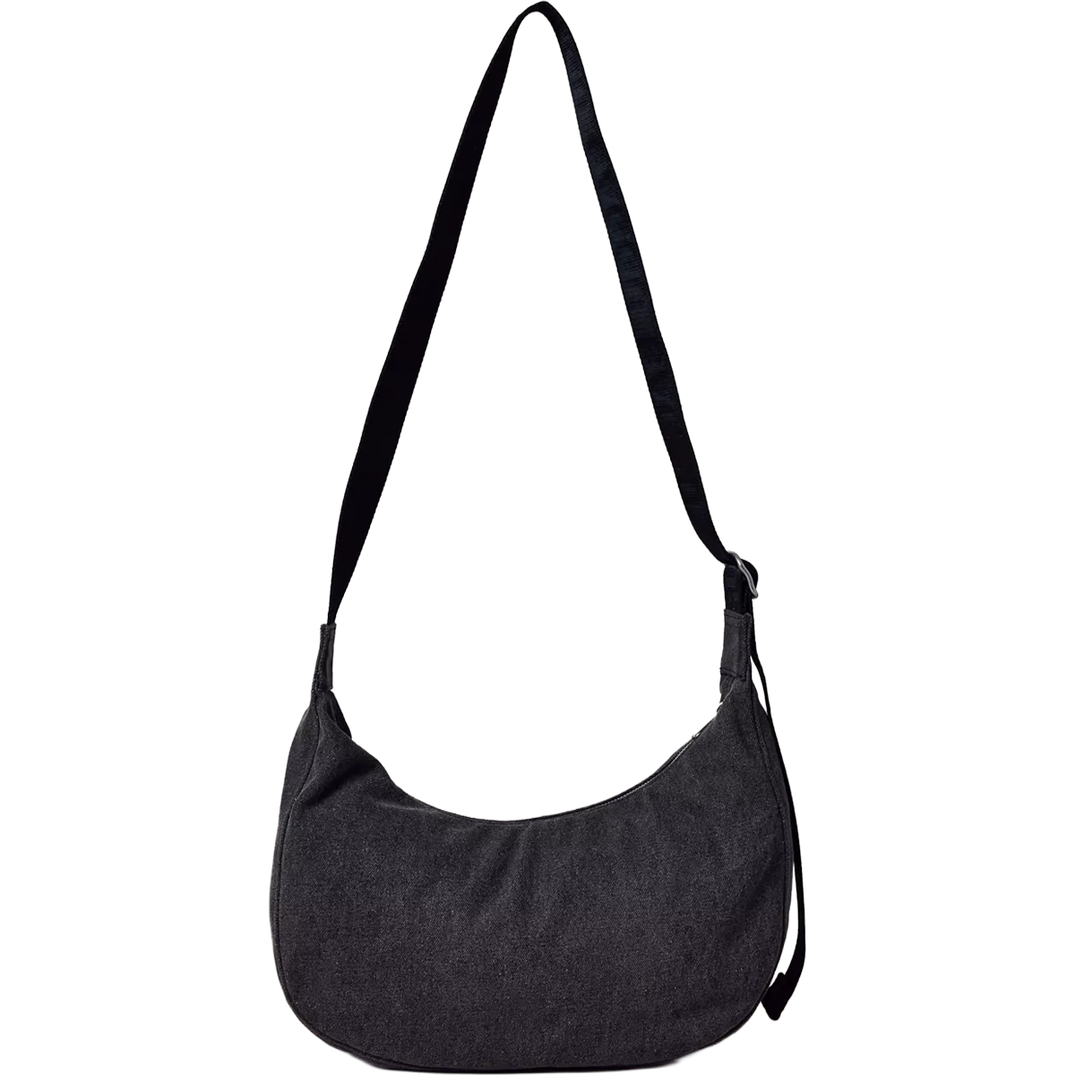 Medium Denim Crescent Bag alternate view