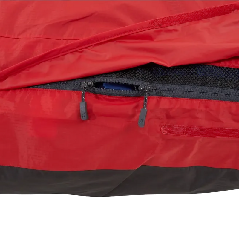 Storm Bivi, Rab Storm Bivi in Ascent Red zippers and storm flap