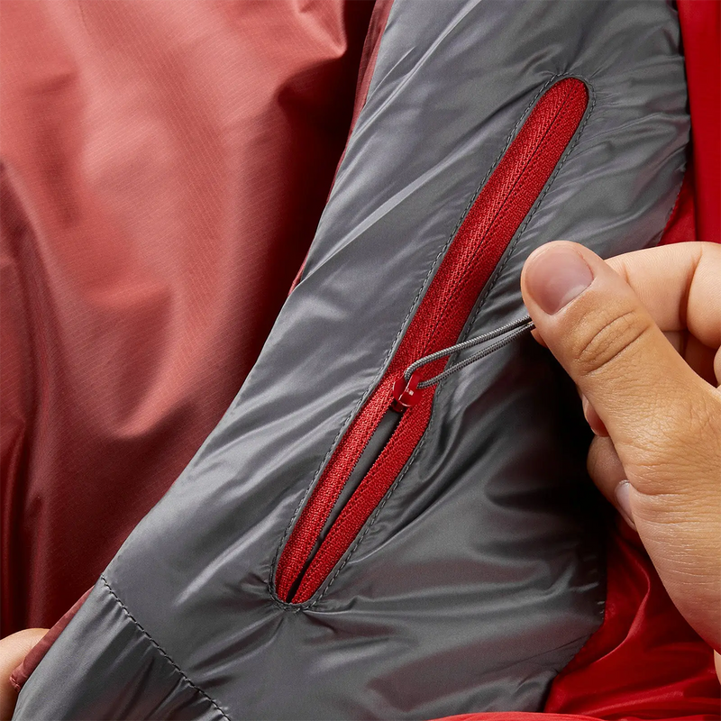 Solar Eco 3 Regular, Rab Solar Eco 3 in Oxblood Red stash pocket