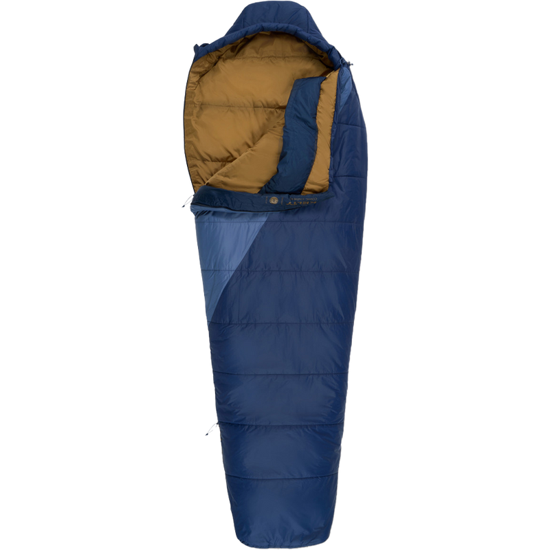 Cosmic Synthetic 20 - Long, Kelty Cosmic Synthetic 20 unzipped
