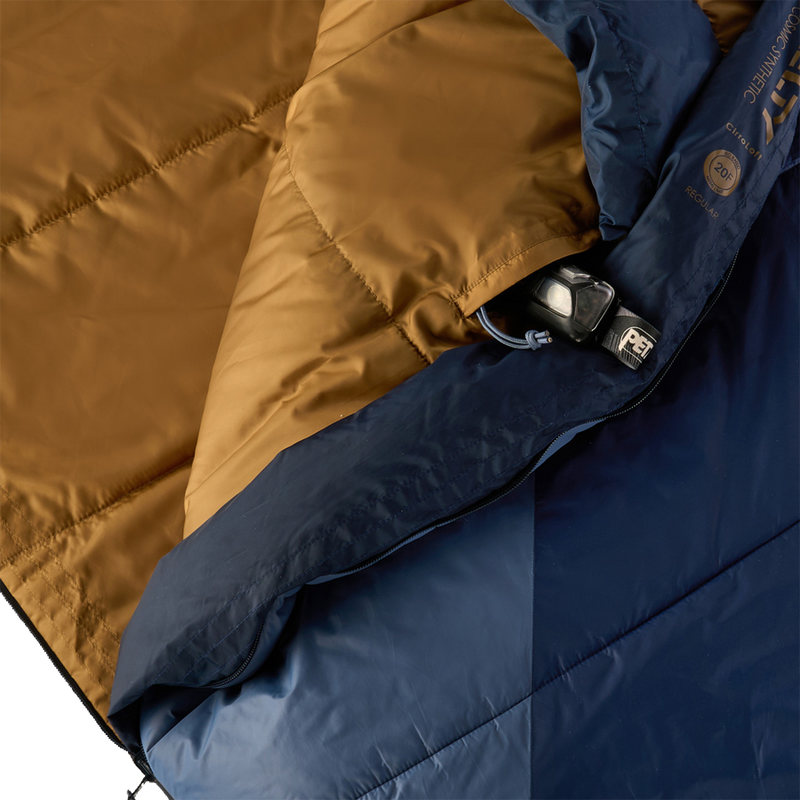 Cosmic Synthetic 20 - Long, Kelty Cosmic Synthetic 20 stash pocket