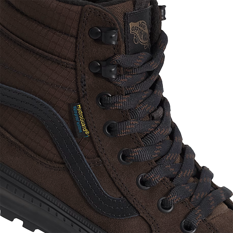 Men's MTE Sk8-Hi Waterproof Insulated, Vans Men's MTE Sk8-Hi Waterproof Insulated in 3NI Ripstop Demitasse laces