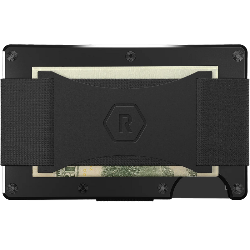 Aluminum Wallet with Cash Strap, Ridge Aluminum Wallet with Cash Strap front