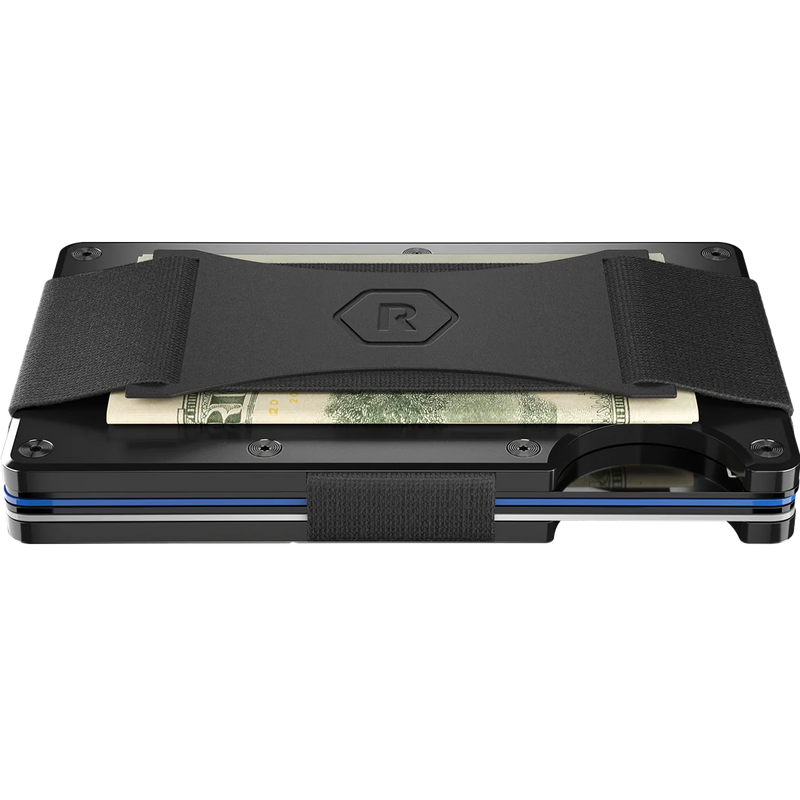 Aluminum Wallet with Cash Strap, Ridge Aluminum Wallet with Cash Strap top