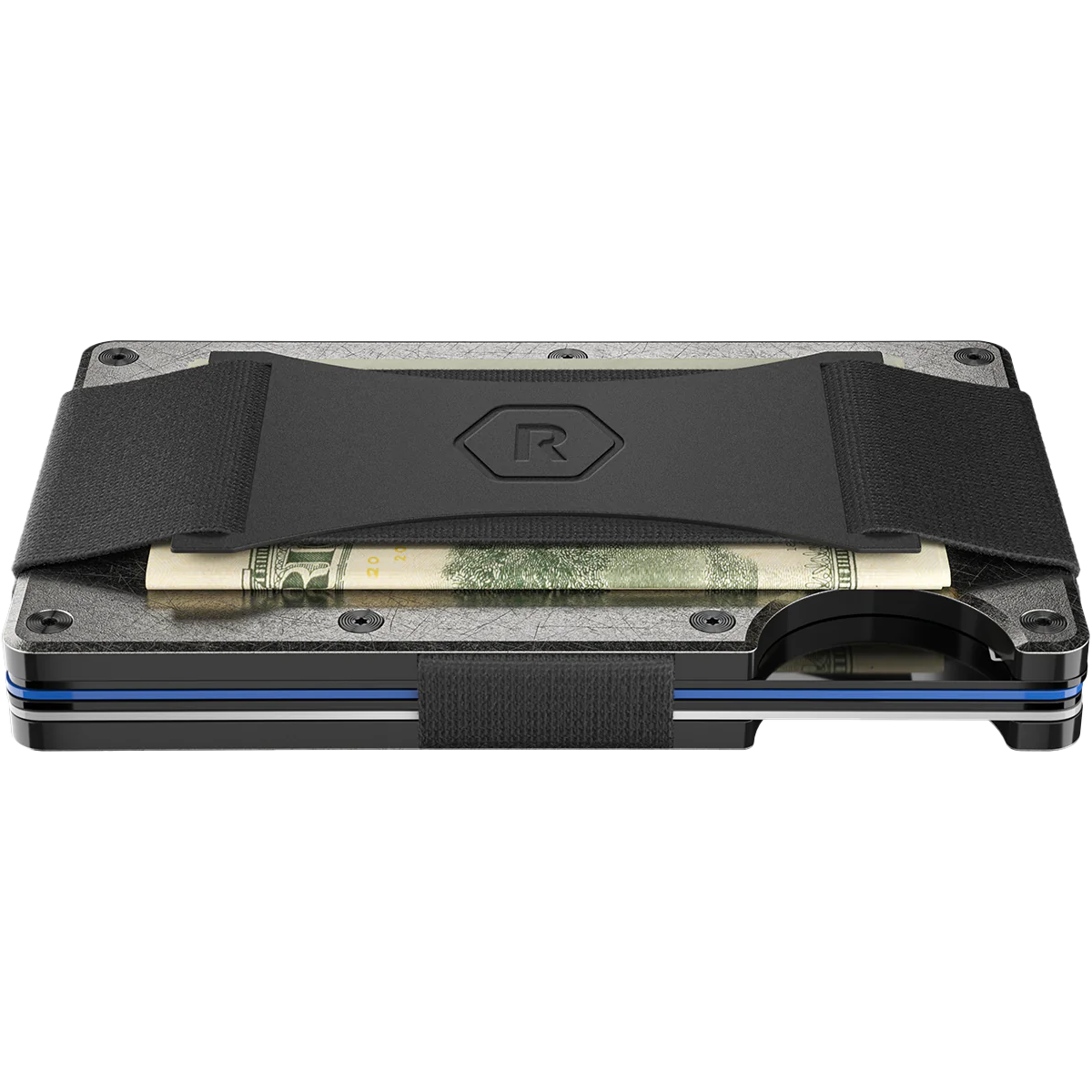 Titanium Wallet with Cash Strap alternate view