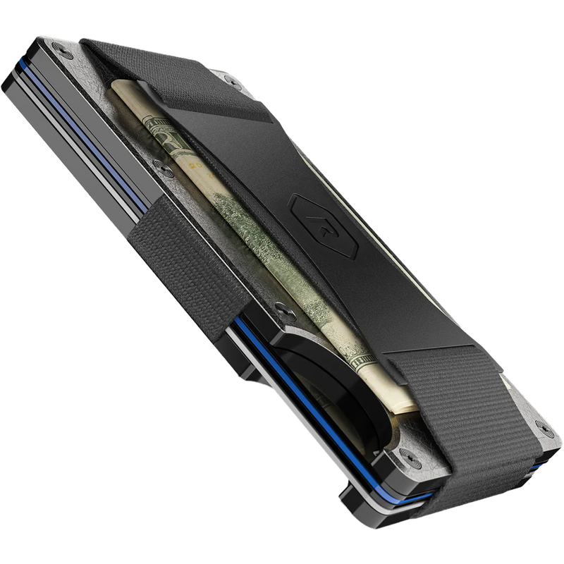 Titanium Wallet with Cash Strap, Ridge Titanium Wallet with Cash Strap side