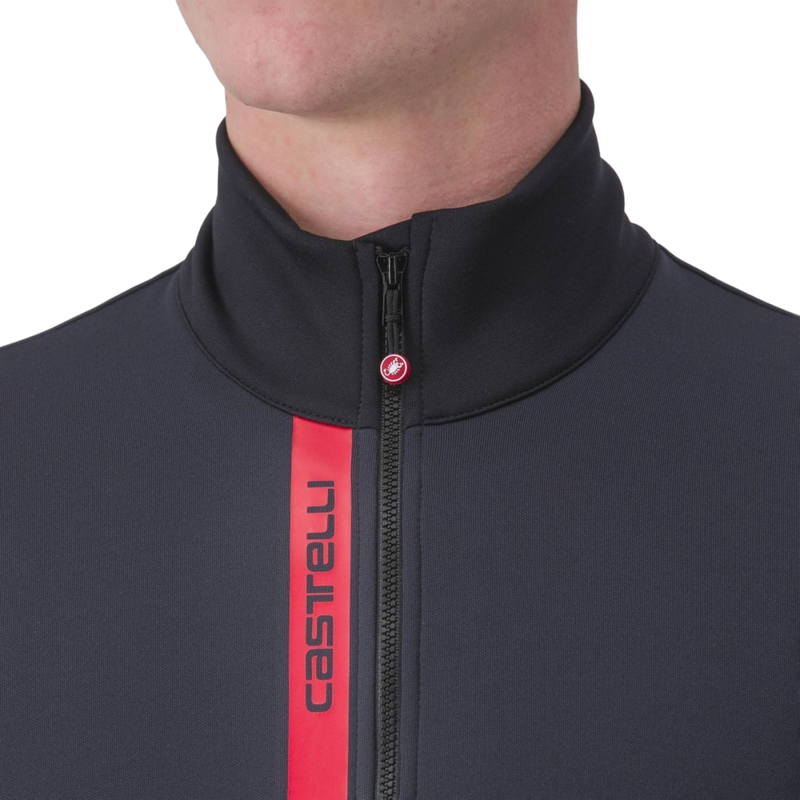 Men's Entrata Thermal Jersey, Castelli ENTRATA THERMAL JERSEY collar